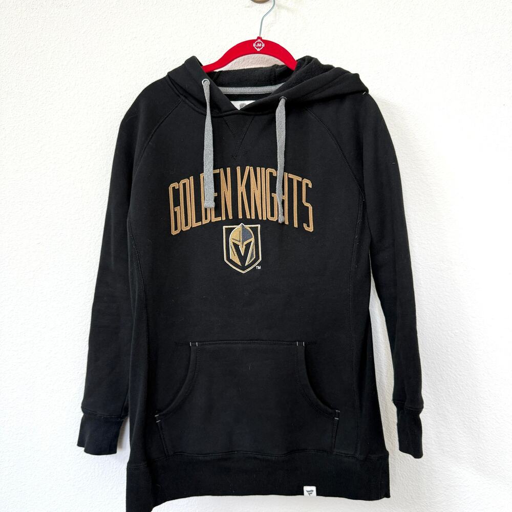 Fanatics NHL Vegas Golden Knights Hoodie Black Pullover Sweatshirt Women’s Small